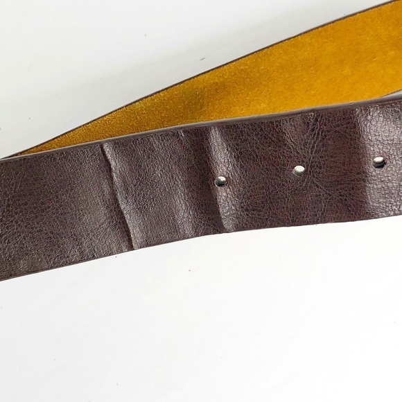TOMMY Hilfiger brown leather belt - Picture 11 of 14